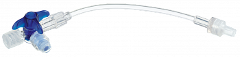 Кран 3-ходовой Дискофикс С с Сэйффлоу 360° синий линия 75 см купить в Саратове