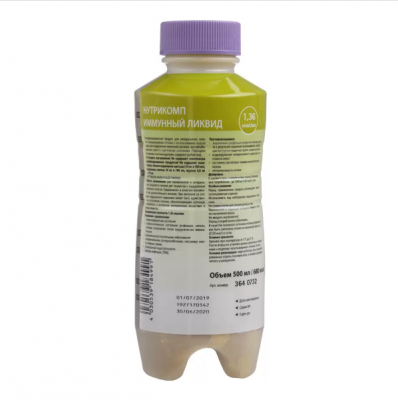 Нутрикомп Иммунный ликвид 500 мл. пластиковая бутылка купить оптом в Саратове