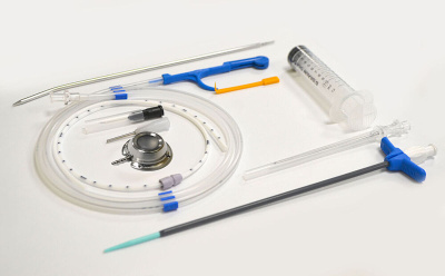 Система для венозно-артериального доступа c портом эллипсовидным PORT TI (титановым) с катетером 5 F и набором для установки купить оптом в Саратове