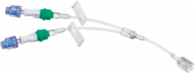 Удлинительная Y-линия с 2-мя коннекторами Сэйффлоу и возвратным клапаном 12 см купить оптом в Саратове