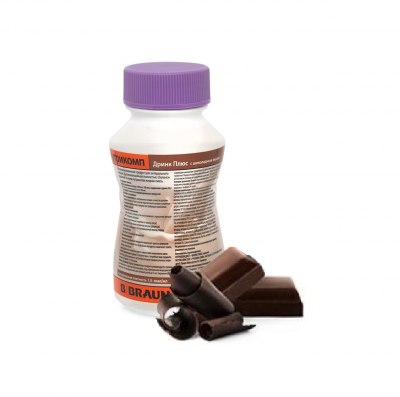 Нутрикомп Дринк Плюс шоколадный 200 мл. в пластиковой бутылке купить оптом в Саратове